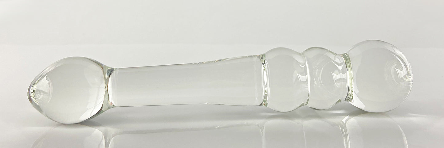 Discounted Medium Glass Bubble Wand Probe / Dildo