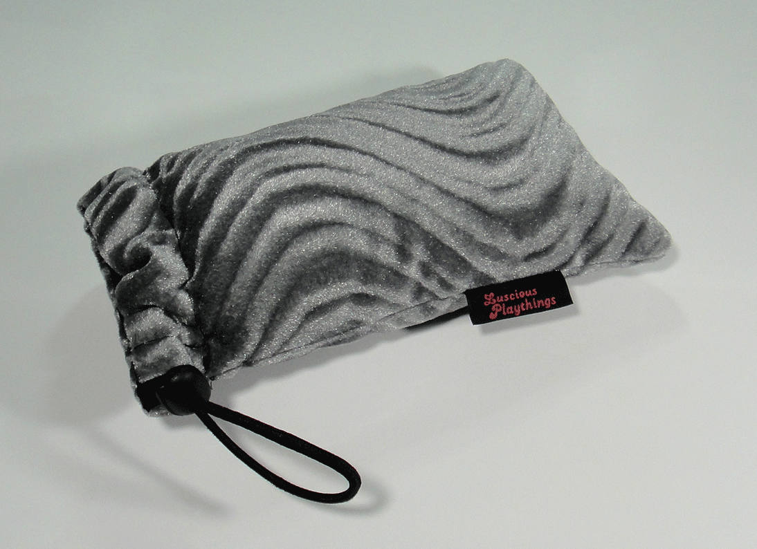Medium Padded Storage Bag Pouch for Glass SILVER