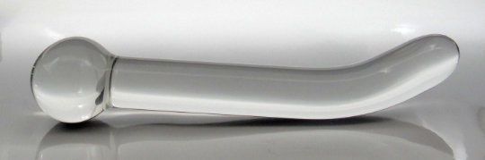 Grand gode en verre pour chatouiller le point G