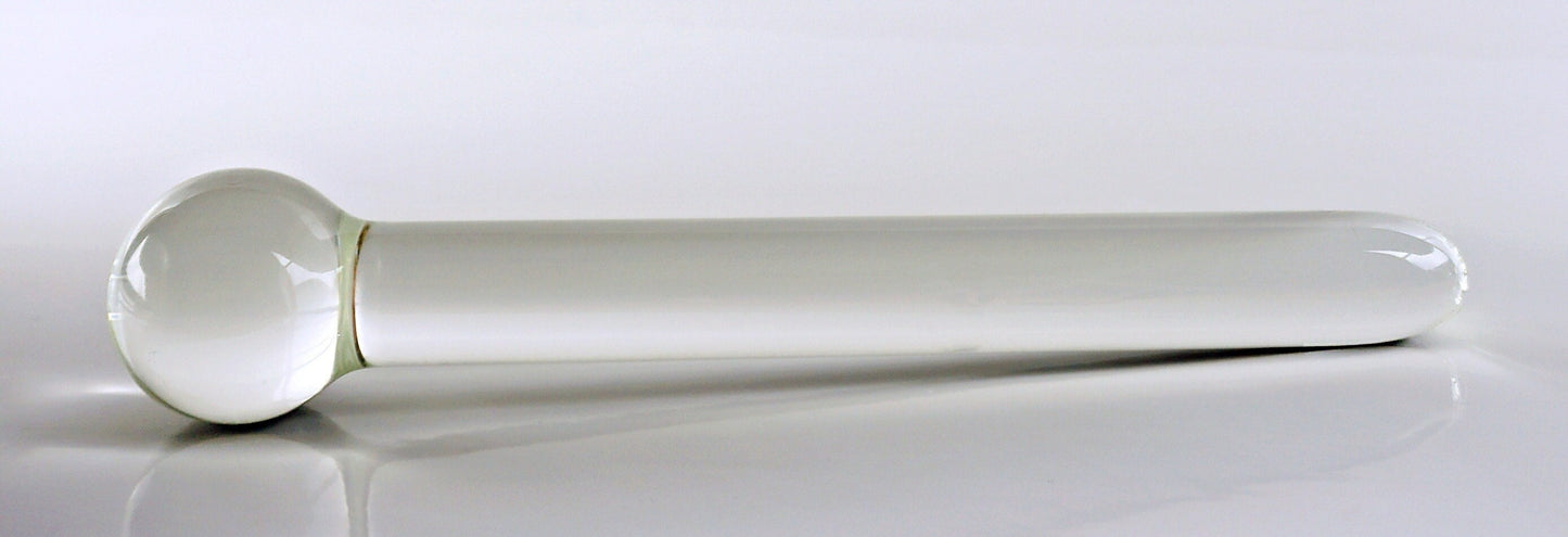 Petit gode sonde lisse en verre