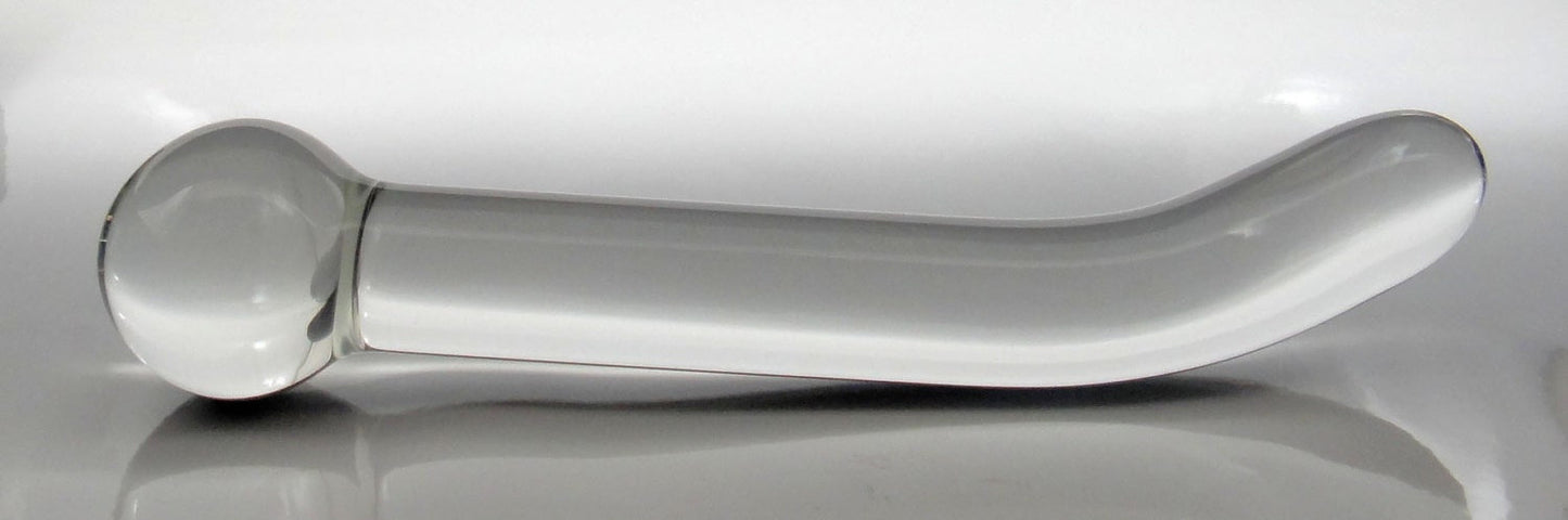 Gode baguette en verre de taille moyenne pour chatouiller le point G