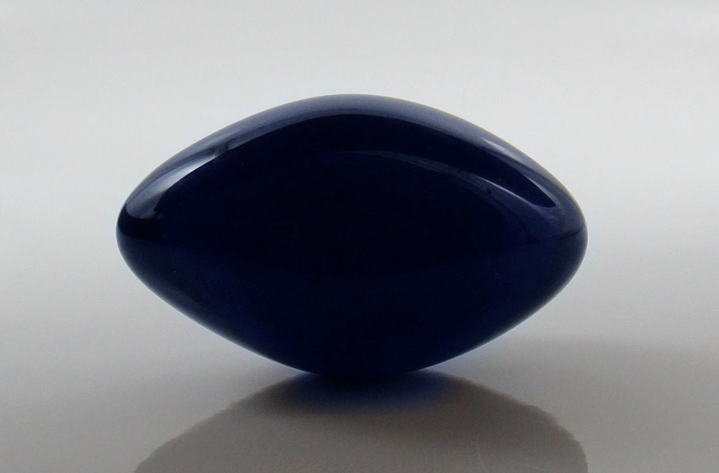 Small BLUE Glass YONI Egg Vaginal Weight / Dilator / Kegel Exerciser