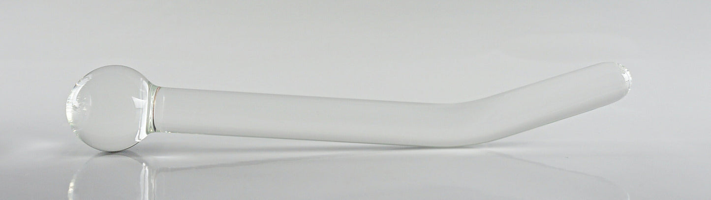 Gode baguette à chatouiller point G en verre extra-petit XS