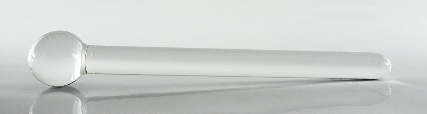 Consolador de vidrio extra pequeño con sonda lisa XS
