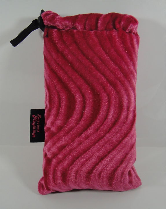 Bolsa de almacenamiento acolchada MEDIANA para vidrio ROSA o MORADA