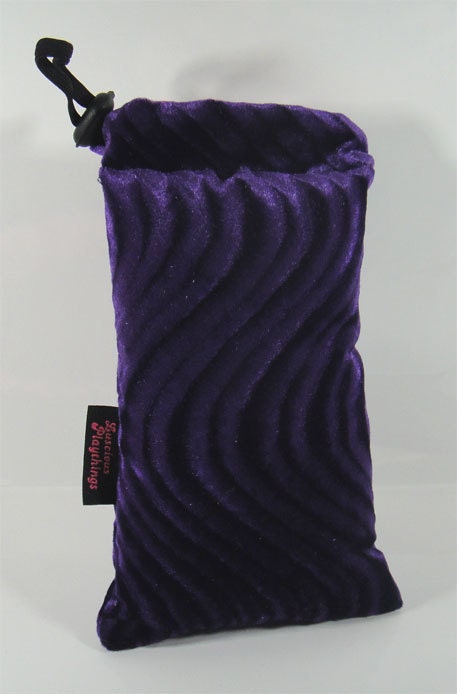 Bolsa de almacenamiento acolchada MEDIANA para vidrio ROSA o MORADA