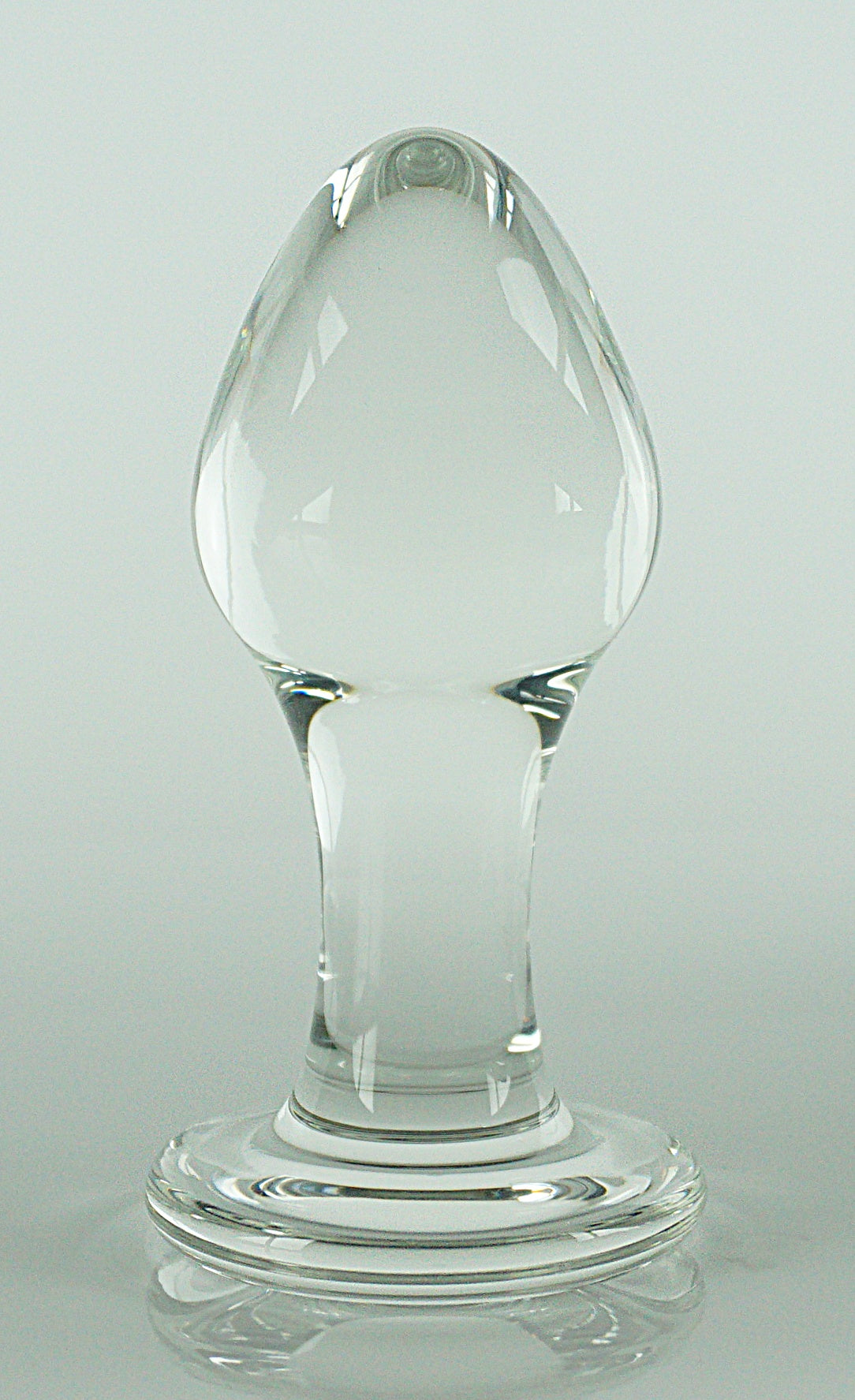 XS Extra Small Glass Rosebud Butt Plug