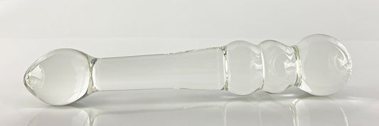 Discounted Medium Glass Bubble Wand Probe / Dildo