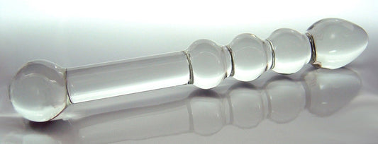 Medium Glass Baller Probe Dildo