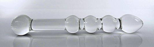 Large Glass Baller Probe Dildo