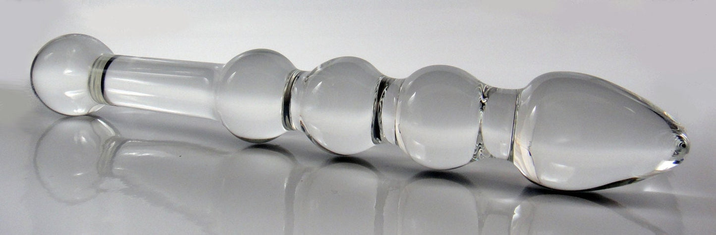 XL Extra Large Glass Baller Probe Dildo