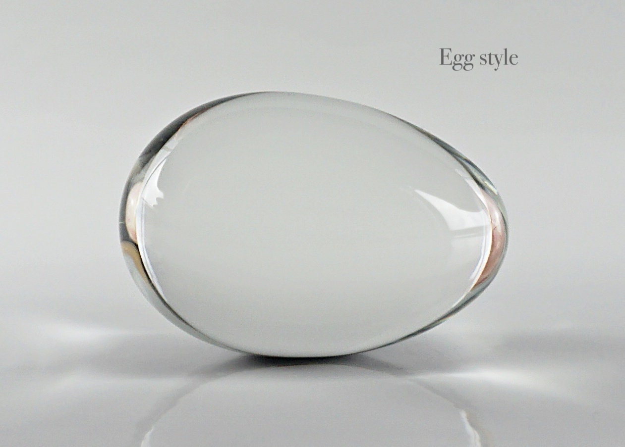 Small Glass YONI Egg Vaginal Weight / Dilator / Kegel Exerciser