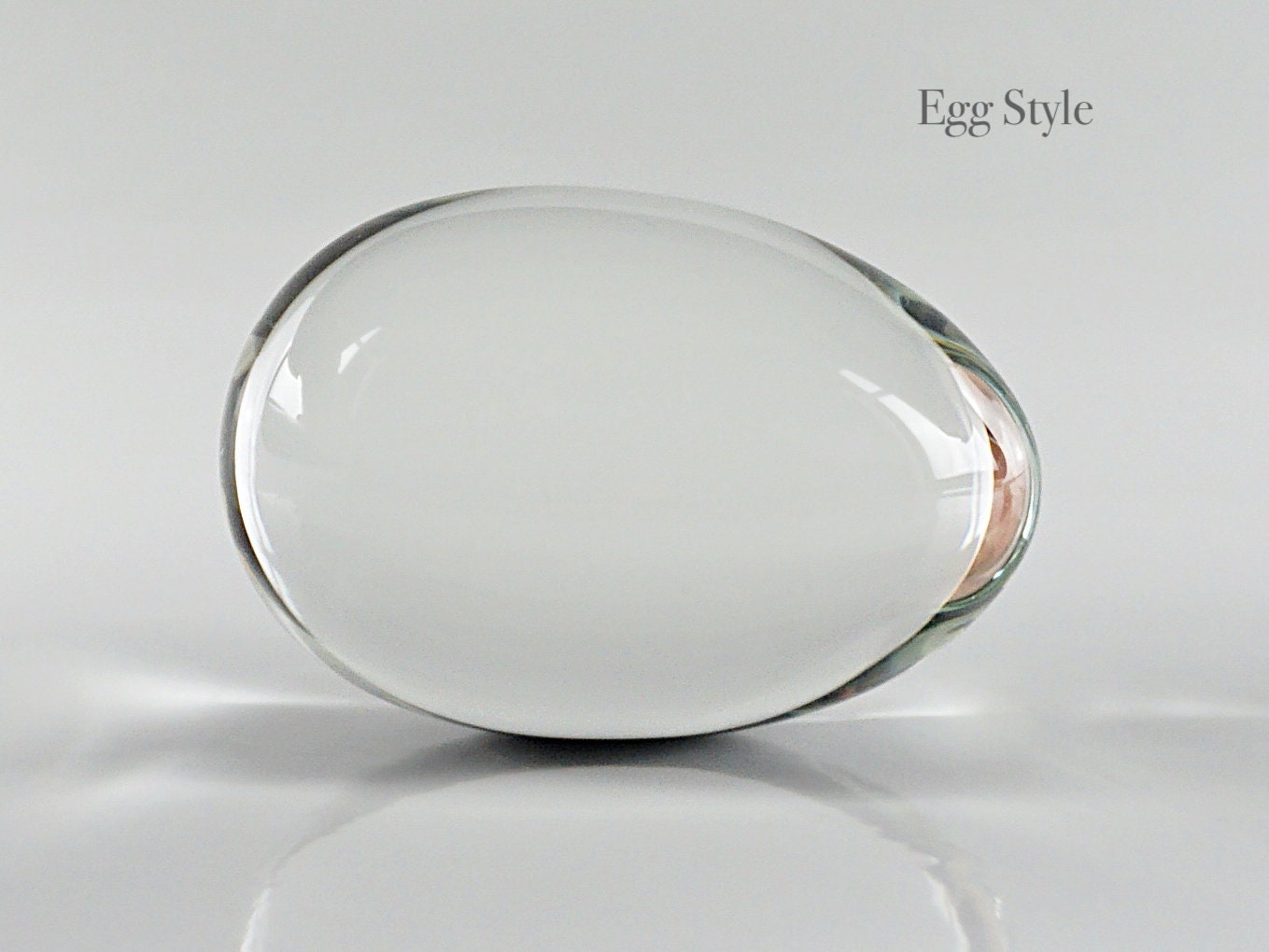 Medium Glass YONI Egg Vaginal Weight / Dilator / Kegel Exerciser